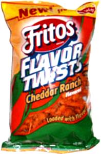 23 Pieces Flavor Twists, Fritos, Cheddar Ranch