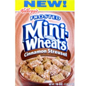 24 Biscuits Frosted Mini-Wheats Cereal, Cinnamon Streusel