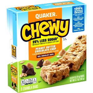 24 Grams Granola Bar, Chewy 90 Calorie Peanut Butter