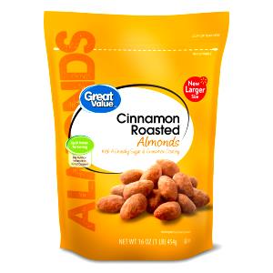 24 nuts (28 g) Natural Oven Roasted Almonds - Vanilla Bean