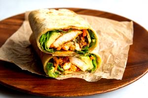 242 Grams Buffalo Chicken Wheat Wrap