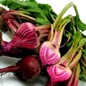 2.5 baby beets (100 g) Baby Candy Cane Beets
