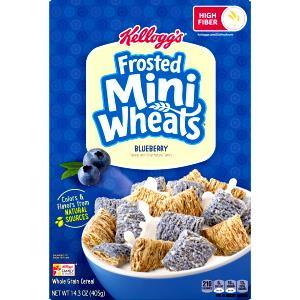 25 biscuits (60 g) Frosted Mini-Wheats - Blueberry