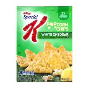 25 chips (28 g) Special K Popcorn Chips White Cheddar