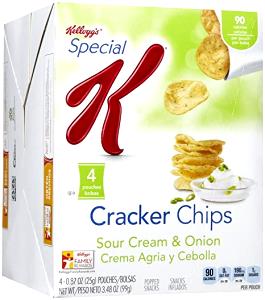 25 chips (30 g) Special K Cracker Chips - Sour Cream & Onion