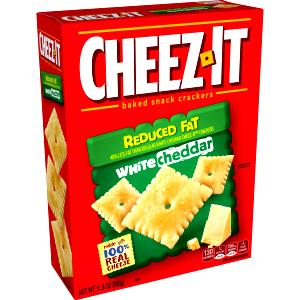 25 Crackers Cheez-It, White Cheddar, Reduced Fat