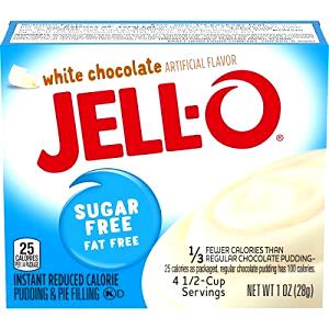 25 Grams Pudding & Pie Filling Mix, Instant White Chocolate, Fatfree