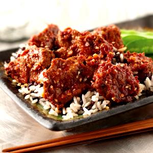 2.5 oz (71 g) Vegan Korean Sesame Beef