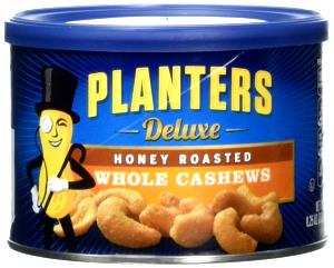 25 pieces (1 oz) Honey Roasted Whole Cashews