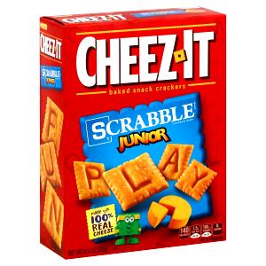 26 Crackers Cheez-It, Scrabble Junior