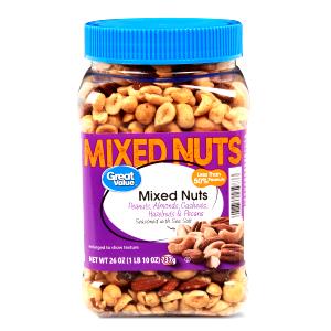 26 nuts (1 oz) Mixed Nuts