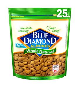 26 pieces (1 oz) Whole Almonds Natural