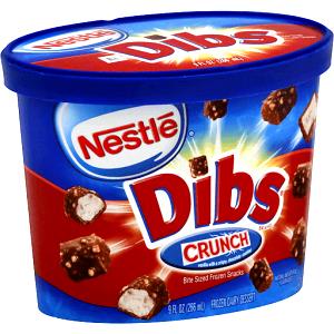 26 Pieces Ice Cream Snack, Dibs, Nestle Crunch