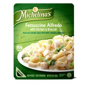 263 Grams Frozen Entrees, Chicken Fettucine Alfredo