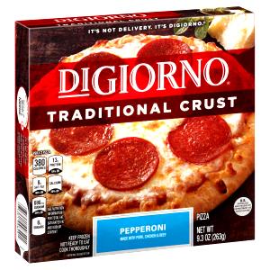 263 Grams Pizza, Traditional Crust, Pepperoni, For One