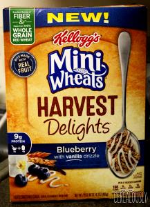 27 biscuits (55 g) Mini-Wheats Harvest Delights Blueberry with Vanilla Drizzle