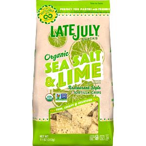 27 chips (50 g) Restaurante Style Sea Salt & Hint of Lime Salsa Spoons Premium Tortilla Chips