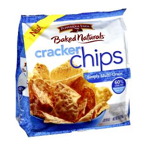 27 pieces (30 g) Baked Naturals Cracker Chips - Simply Multi-Grain