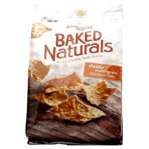 27 Pieces Cracker Chips, Cheddar Multi-Grain
