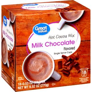270 Grams HOT CHOCOLATE - Small - Skim Milk - Milk Chocolate - No Whip