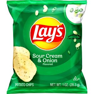 28 chips (1 oz) Sour Cream & Onion Potato Chips