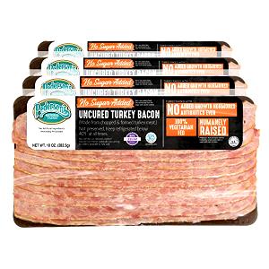 28 Grams Turkey Bacon, Uncured