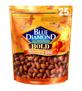 28 nuts (1 oz) Bold Habanero BBQ Almonds