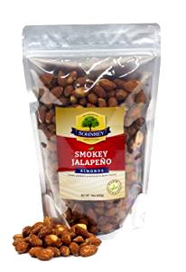 28 nuts (1 oz) Bold Jalapeno Smokehouse Almonds