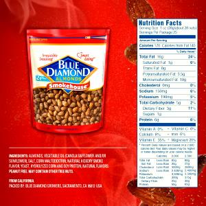 28 Nuts Almonds, Traditional, Smokehouse