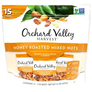 28 pieces (1 oz) Honey Roasted Mixed Nuts