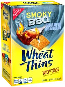 29 Grams Wheat Thins, Crackers, Smoky BBQ