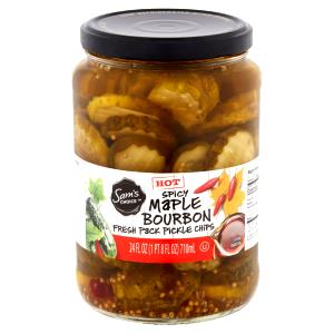 3 1/2 chips (28 g) Spicy Maple Bourbon Pickles