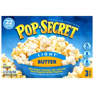 3 1/2 Cups Popcorn, Light Butter