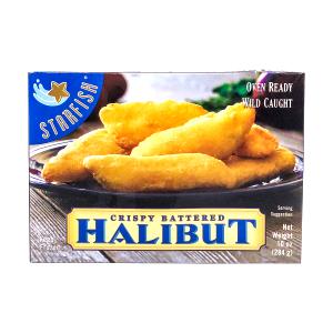 3 1/2 oz (100 g) Crispy Battered Halibut