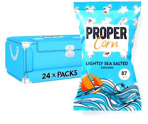 3 3/4 cups (28 g) Organic Popcorn Lightly Sea Salted