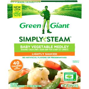 3/4 cup (103 g) Steamers Baby Vegetable Medley