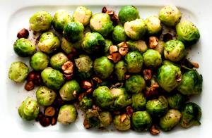 3/4 cup (110 g) Brussels Sprouts with Pancetta