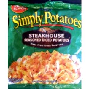 3/4 cup (115 g) Steakhouse Seasoned Diced Potatoes