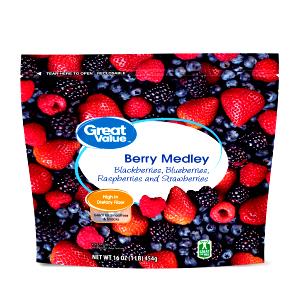 3/4 cup (140 g) Frozen Berry Medley