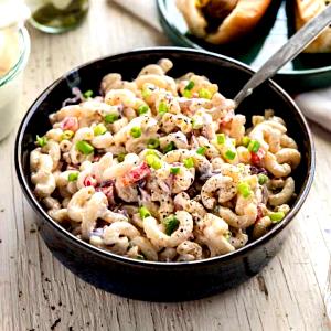 3/4 cup (150 g) Macaroni Salad (4 lb)