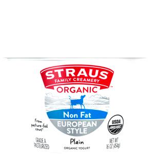 3/4 cup (170 g) European Style Organic Plain Nonfat Yogurt