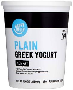 3/4 cup (170 g) Nonfat Plain Greek Yogurt (170g)