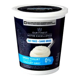 3/4 cup (175 g) 0% Plain Greek Yogurt