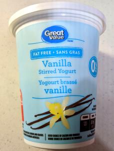 3/4 cup (175 g) Fat Free French Vanilla Yogurt