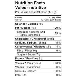 3/4 cup (175 g) Krema Plain Yogurt