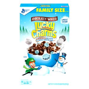 3/4 cup (27 g) Chocolatey Winter Lucky Charms