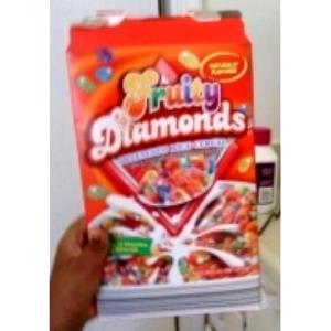 3/4 cup (27 g) Fruity Diamonds Cereal