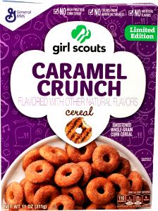 3/4 cup (28 g) Girl Scouts Caramel Crunch Cereal