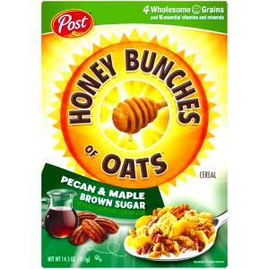 3/4 cup (29 g) Honey Bunches of Oats Pecan & Maple Brown Sugar