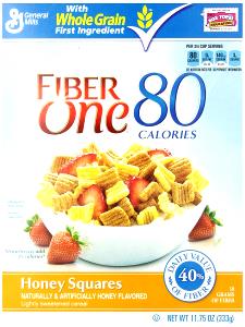 3/4 cup (30 g) 80 Calorie Cereal - Honey Squares